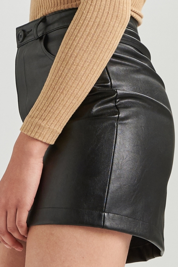 24 Colours leather skirt