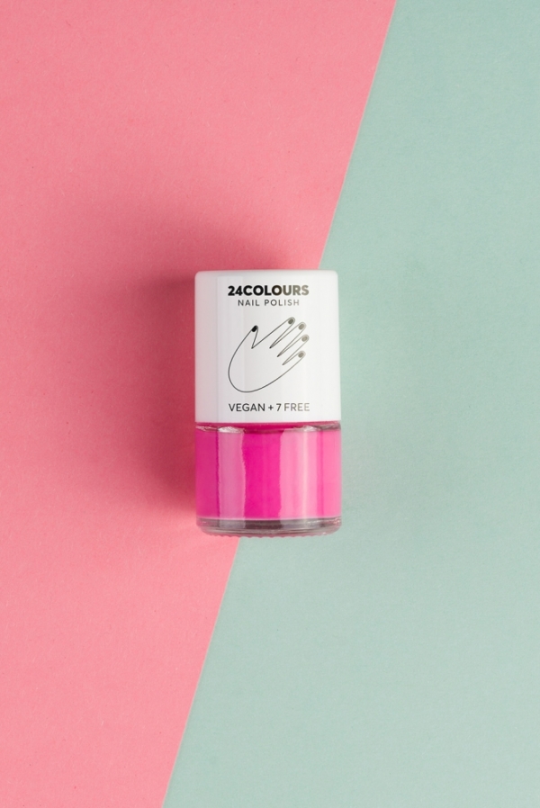 Vegan nail polish pink