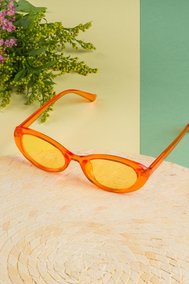 24 Colours orange Sunglasses