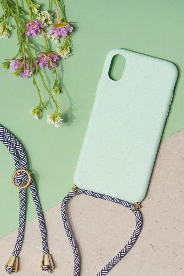 24 Colours mobile phone chain Biodegradable mint iPhone XS/ X