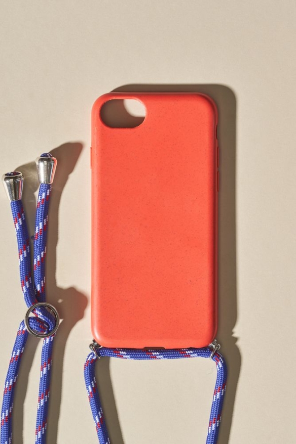 24 Colours Handykette Biologisch abbaubar rot iPhone 6/7/8