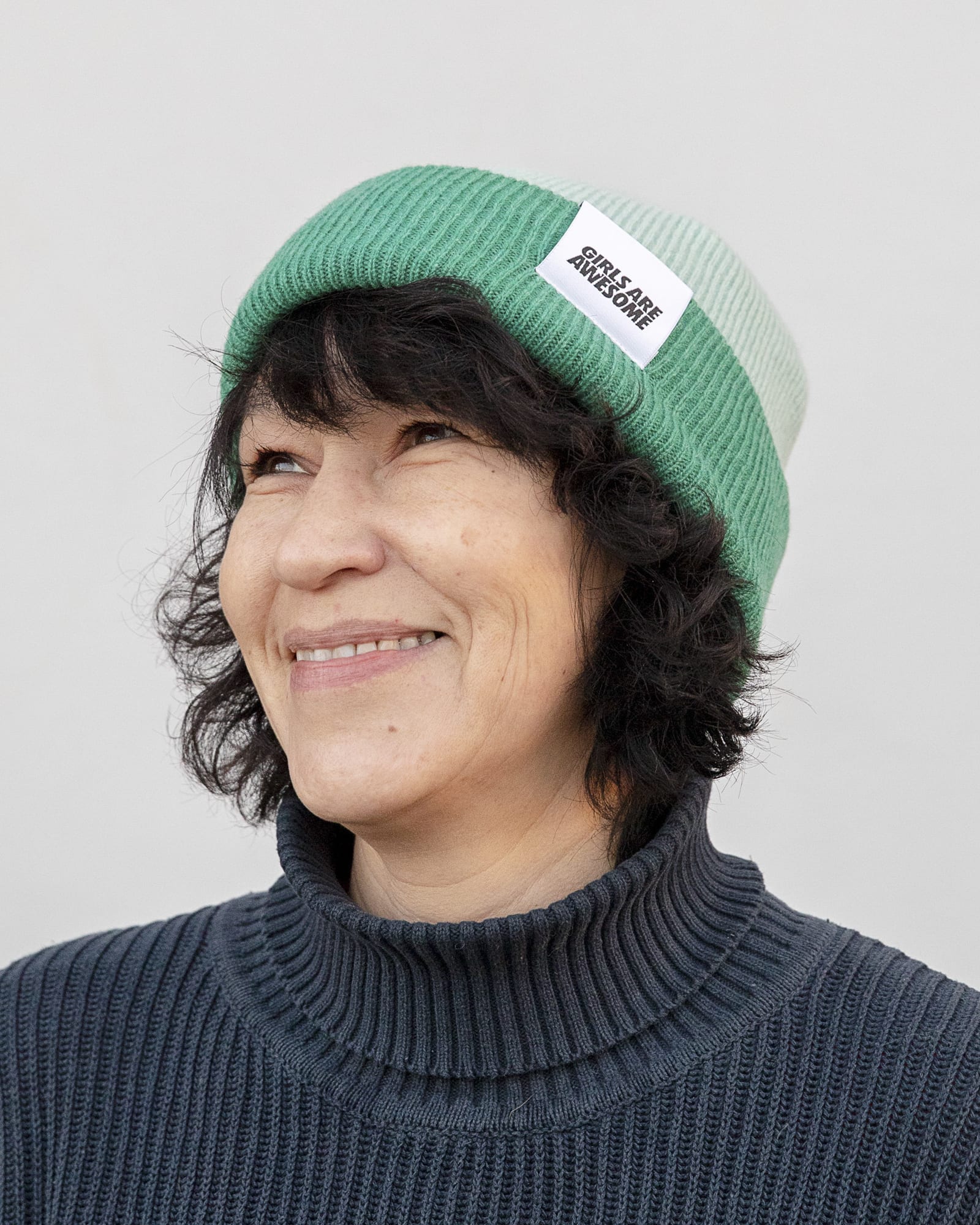 Single Drip Lamb Woll Beanie mint 
