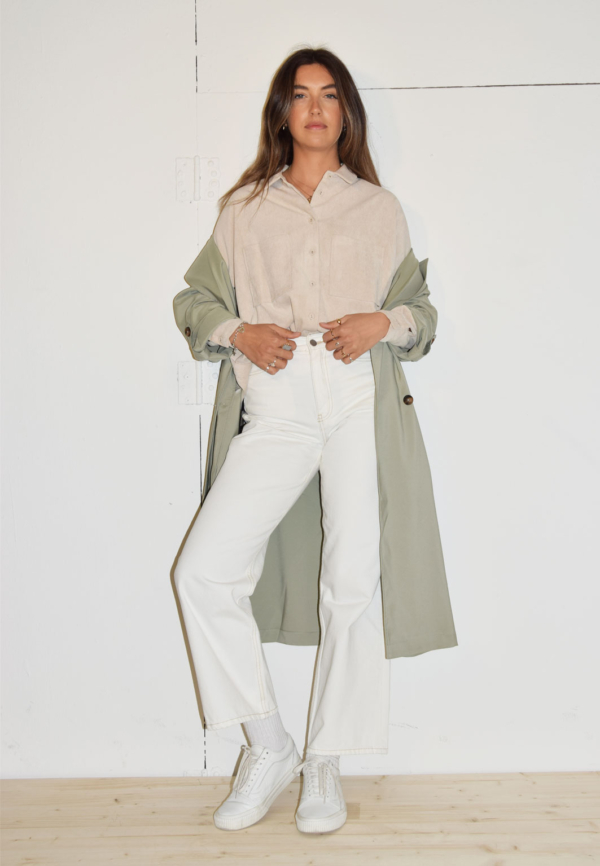 Trenchcoat hellgrün