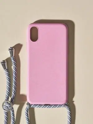 24 Colours Handykette Biologisch abbaubar rosa iPhone X/XS