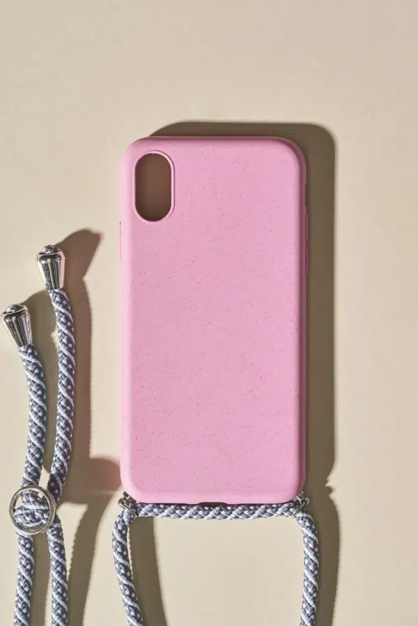 24 Colours Phone Chain Biodegradable Pink iPhone X/XS