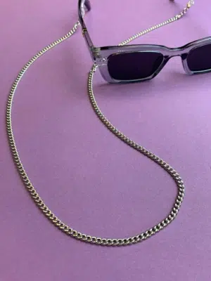 24 Colours Sonnenbrillen Kette silber