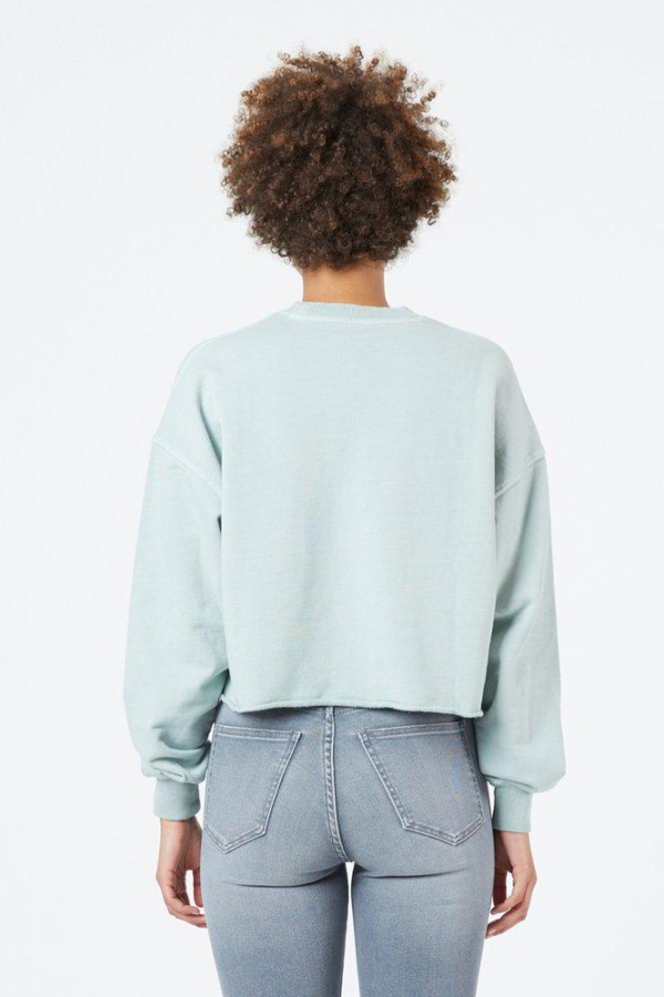 Dr.Denim Sweater Dree washed aqua