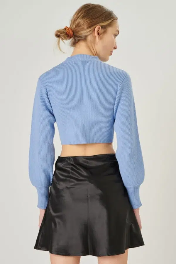 24 colors knitted sweater light blue