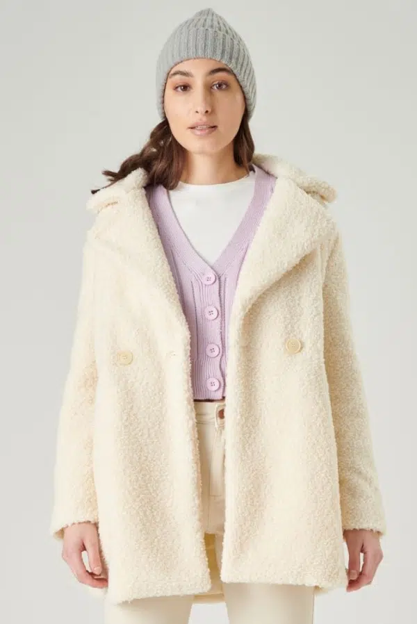 24 colors teddy jacket white