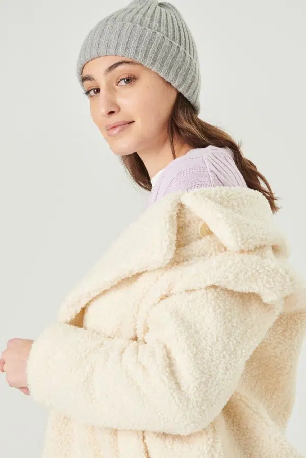 24 colors teddy jacket white