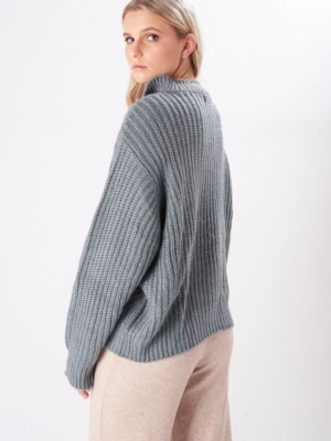 24 Colors knit sweater ice blue