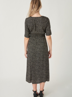 24 Colors black floral dress