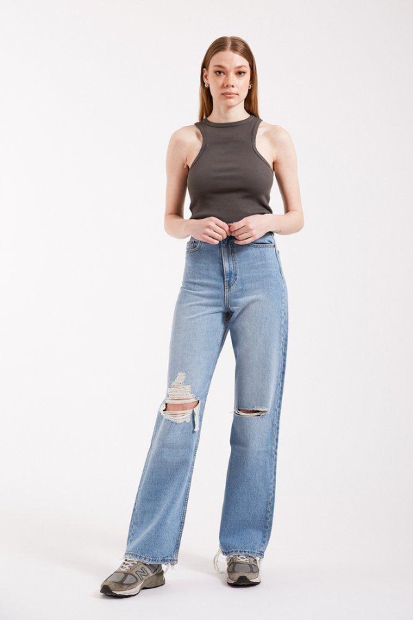 Dr.Denim Top Amelie carbon