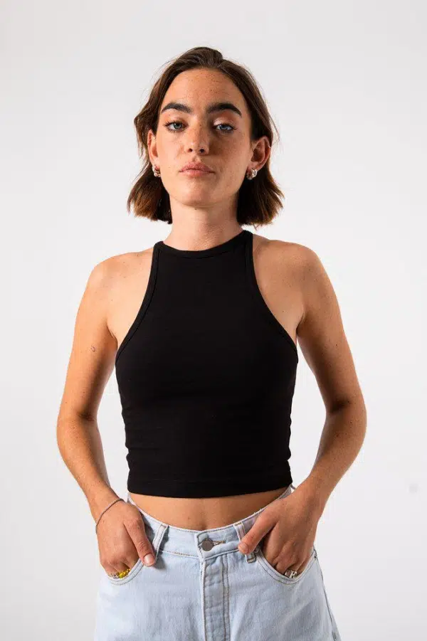 Dr.Denim Top Lara Singlet black