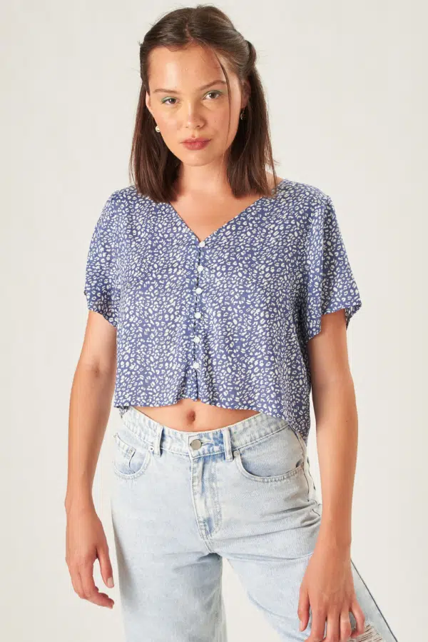 24 Colors blouse blue