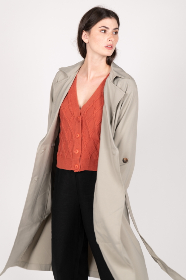 24 Trenchcoat hellgrün