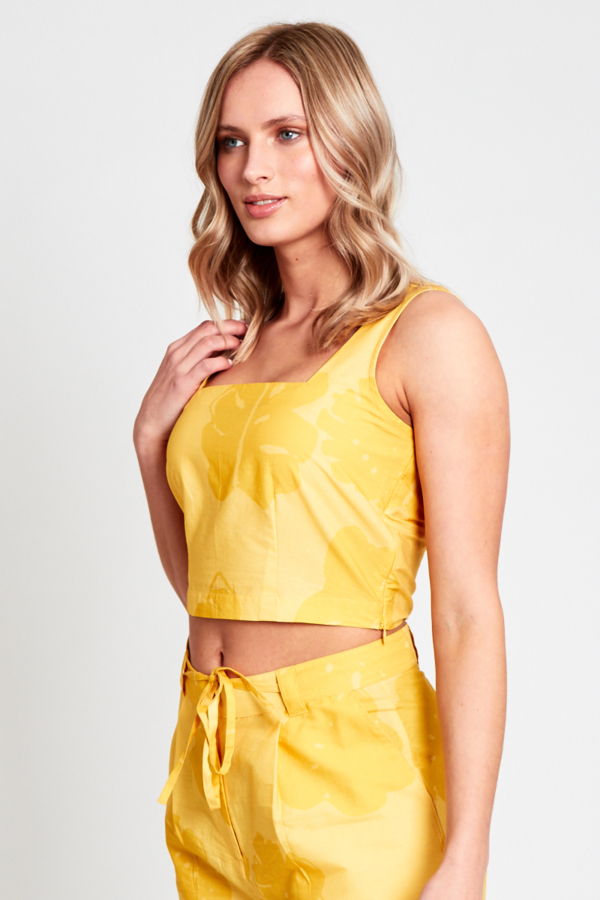 Native Youth Cami Top gelb