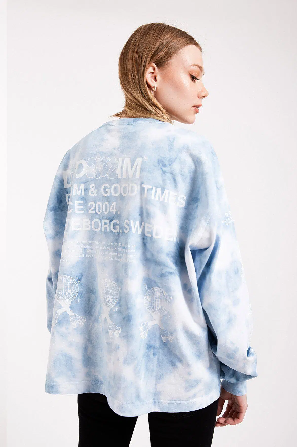 Dr.Denim Longsleeve Lily blue TD No Regrets