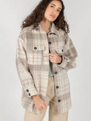 24 Colours Oversized Jacket checked