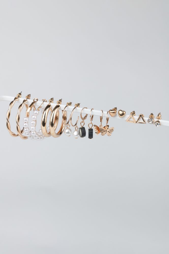 24 Colours earring set gold