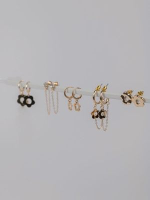24 Colours Ohrring Set gold