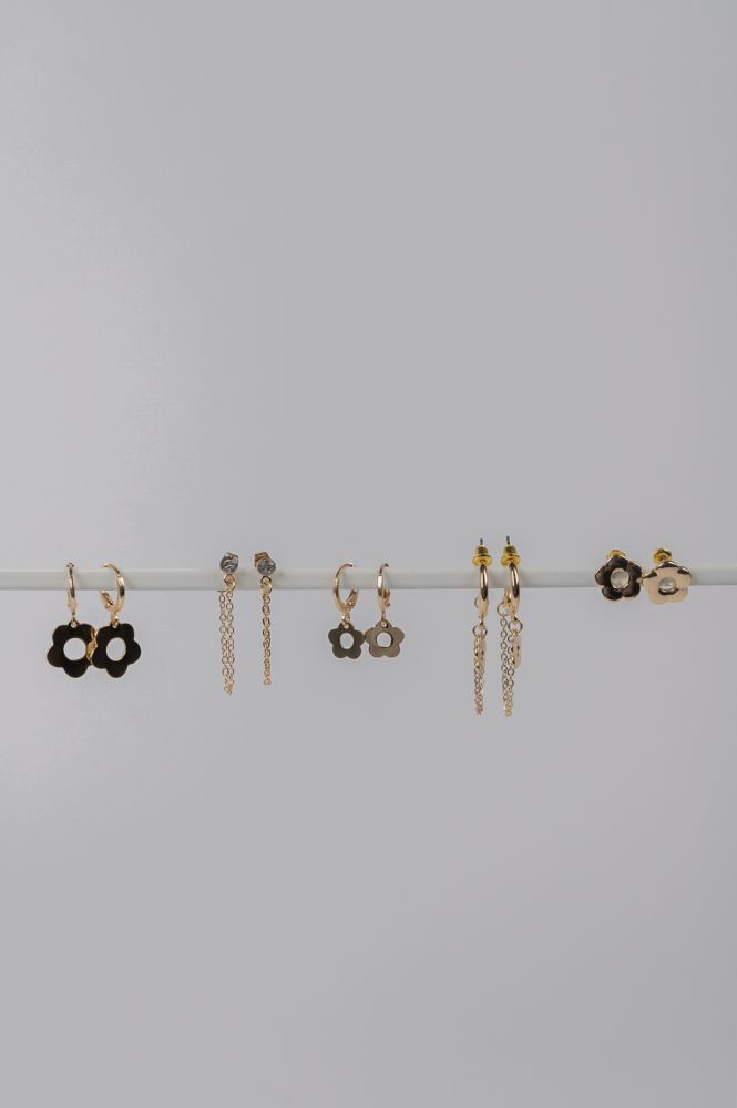 24 Colours Ohrring Set gold
