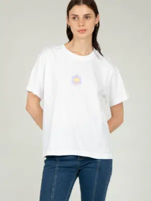 24 Colours T-Shirt with a flower