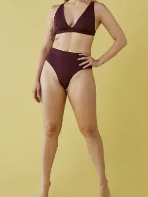 The Oh Collective Menstrual Briefs High Waist berry