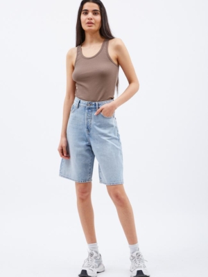 Dr.Denim Shorts Bella bleach sky