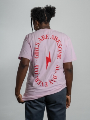 Girls are Awesome T-Shirt All Day pink