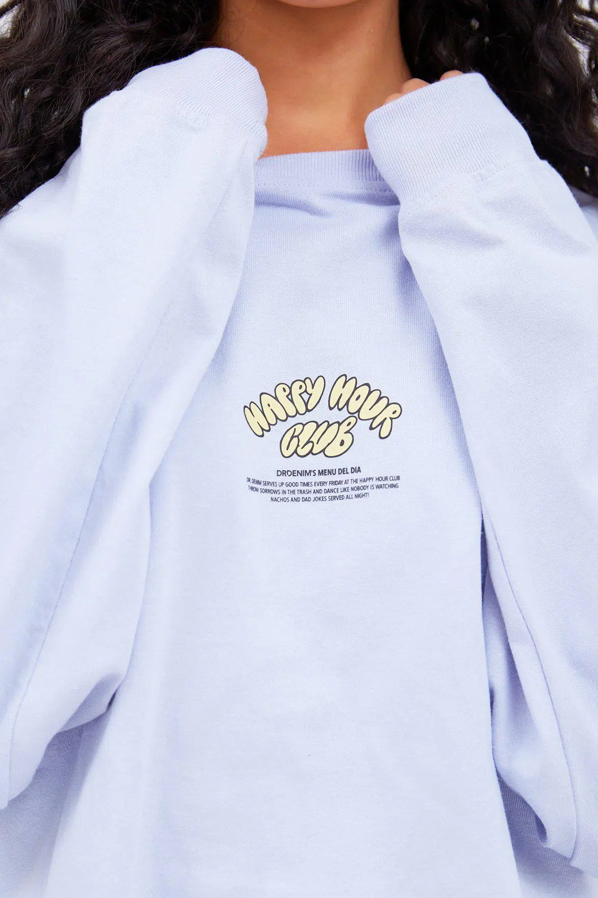 Dr. Denim Longsleeve Lily aster haze