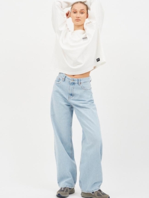 Dr.Denim Jeans Donna stream light worn