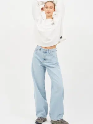 Dr.Denim Jeans Donna stream light worn