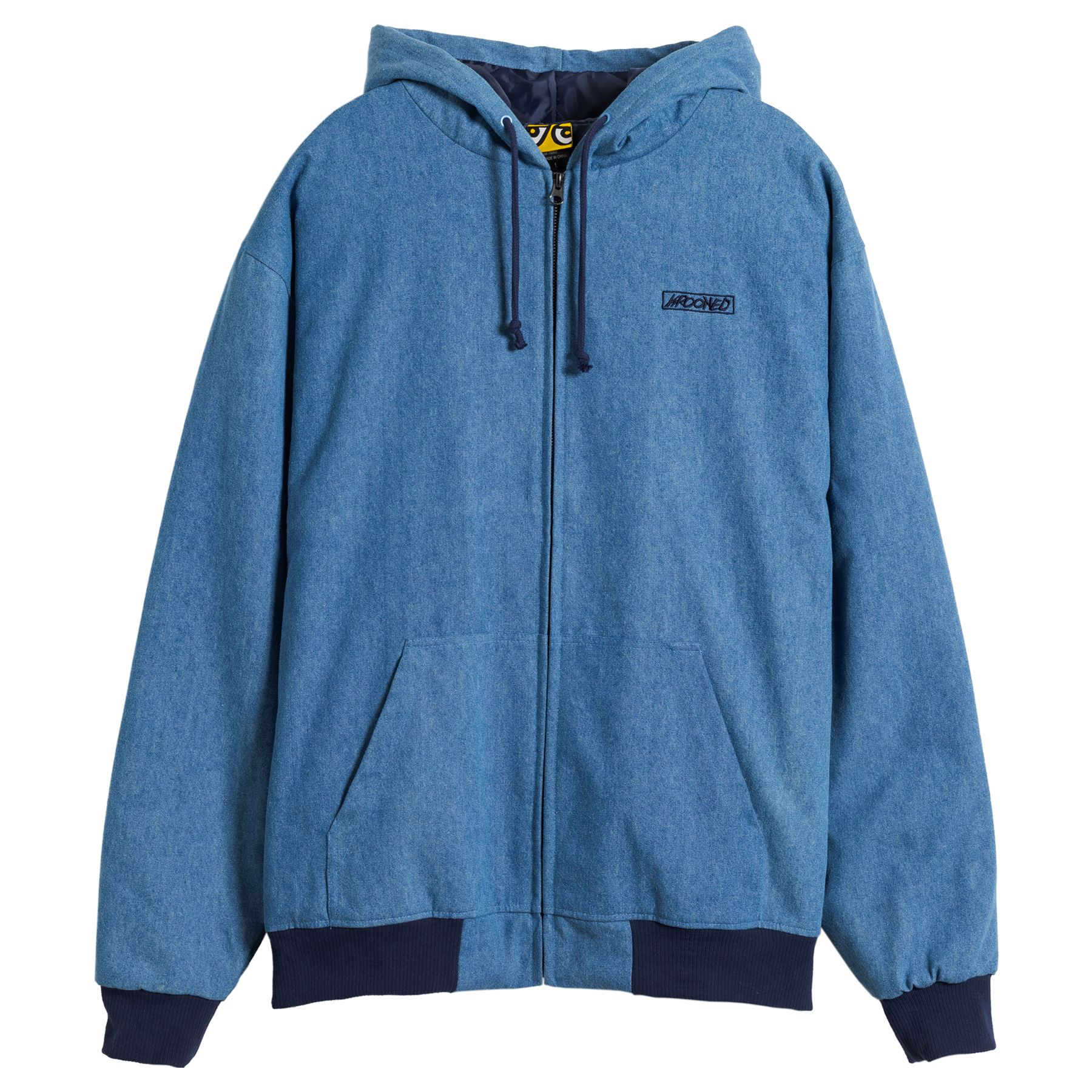 Krooked Moonsmile Script Jacket indigo navy