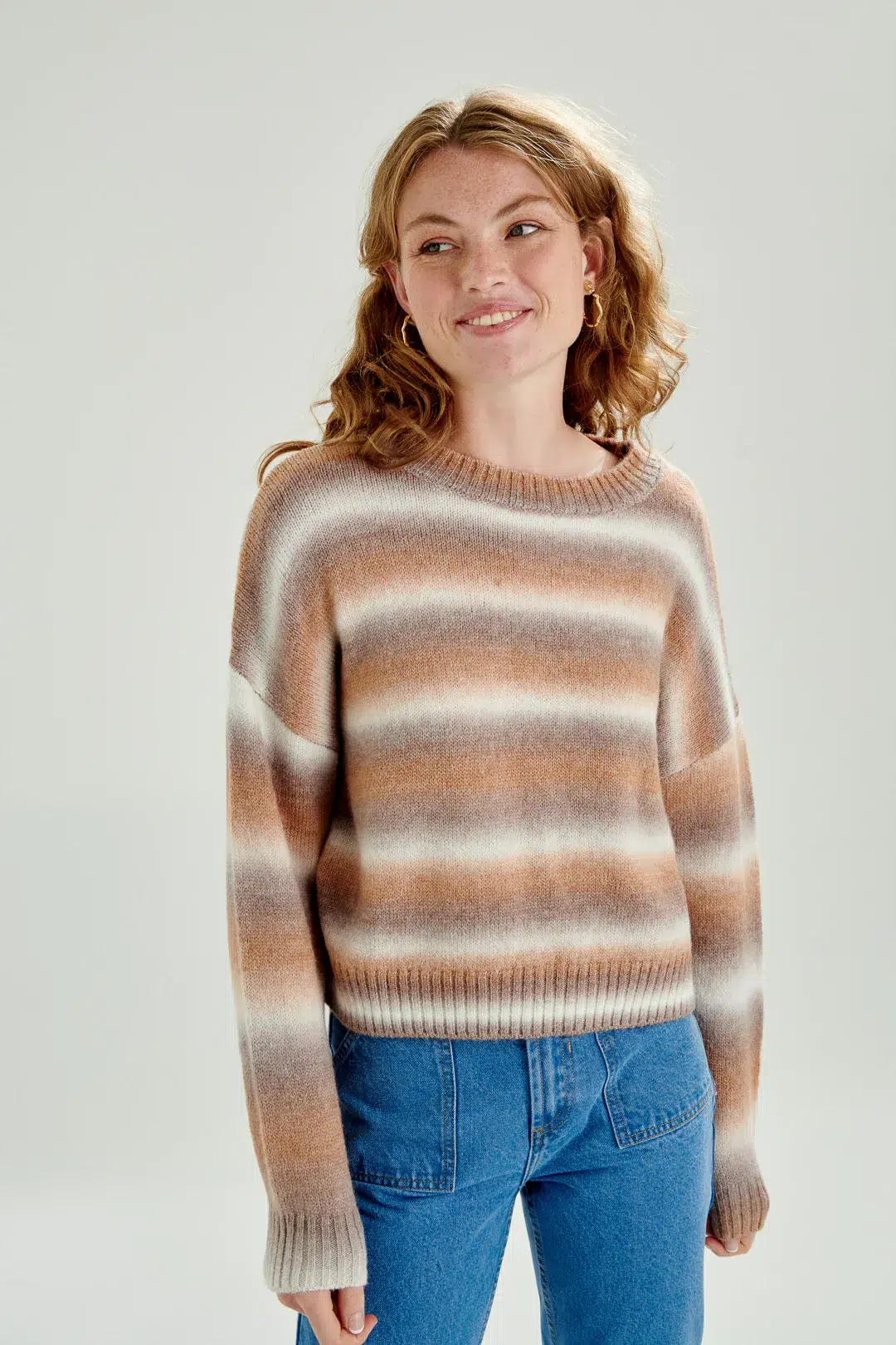 24 Colours knit sweater brown