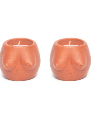 Helio Ferretti Tits Kerzenhalter groß orange