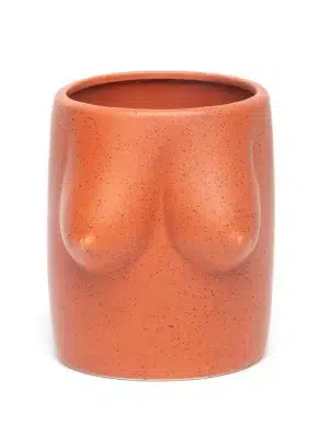 Helio Ferretti Tits Vase groß orange