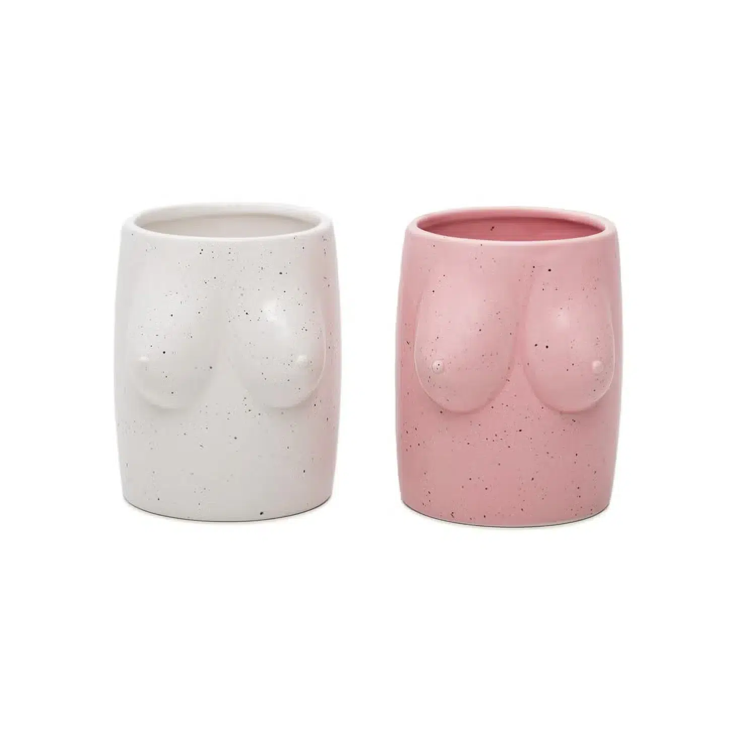 Helio Ferretti Brüste Vase rosa