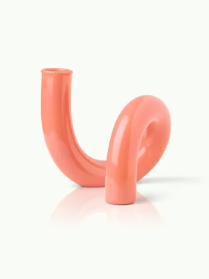 by Vivi Glasvase Loop Salmon