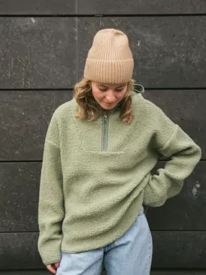 24 Colours Fleecepullover grün