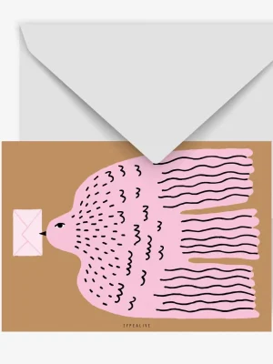 typealive Postkarte Letterbird