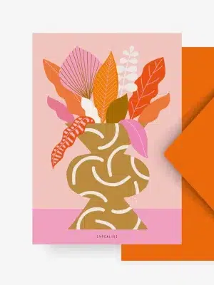 typealive Postkarte Flower Vase No. 4