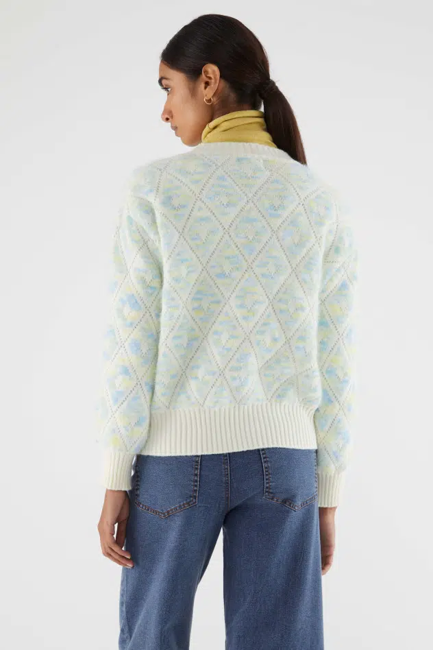 Compania Fantastica knit sweater light blue