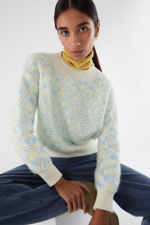 Compania Fantastica knit sweater light blue Compania Fantastica knit sweater light blue