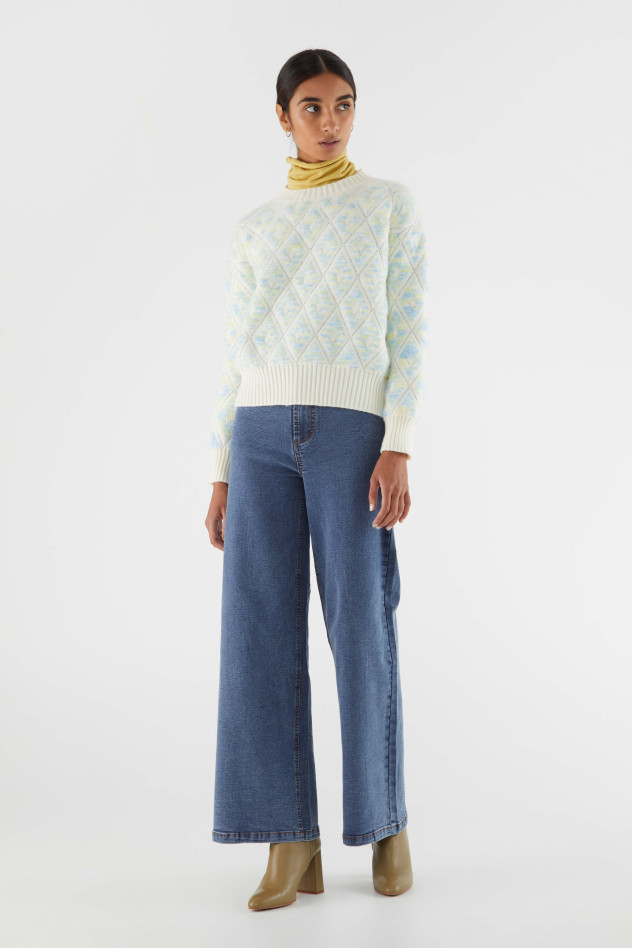 Compania Fantastica knit sweater light blue Compania Fantastica knit sweater light blue