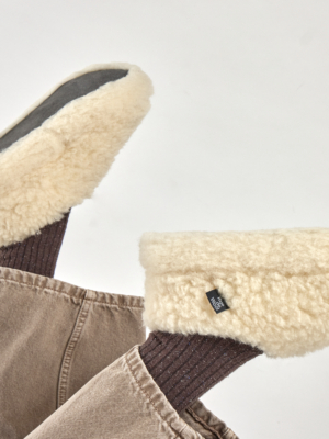Rue de Wool Nordic Hausschuhe natural/ natural