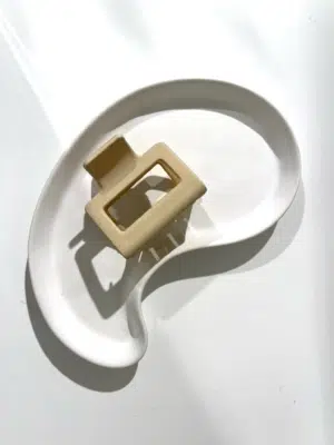 No Cream Haarklammer Square beige
