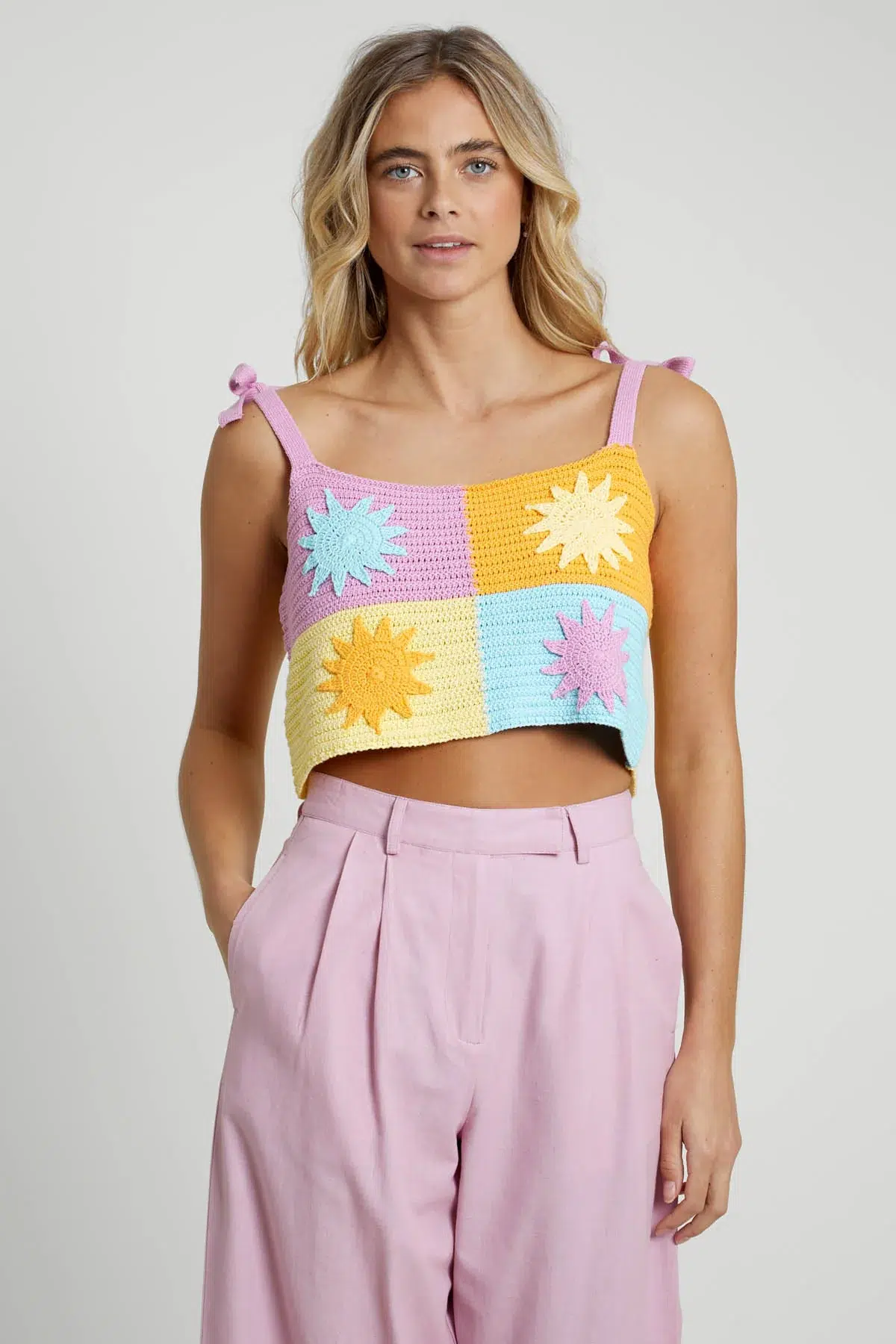 Native Youth Häkeltop Sunia Crochet Top