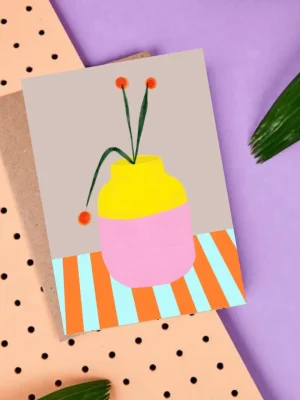 Ute Arnold Postkarte *Mio Vaso fresh*