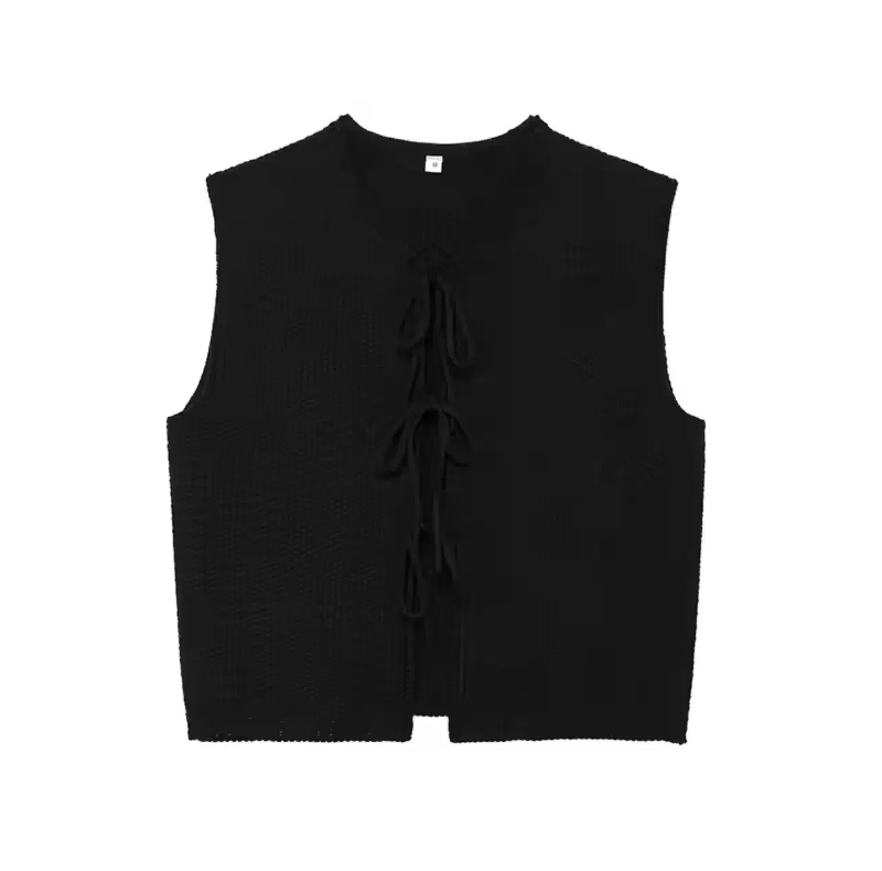 No Cream Strickweste schwarz